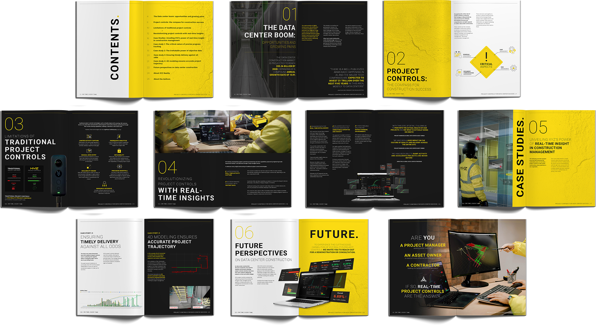 Project Controls white paper spreads