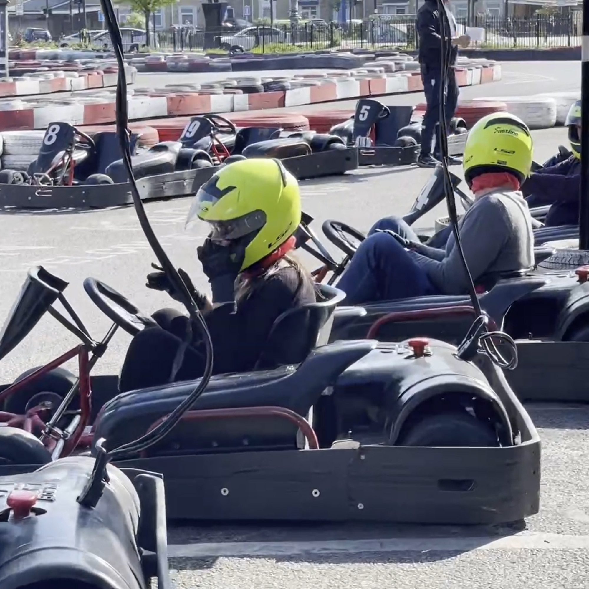 Team building at the Go Kart track for XYZ