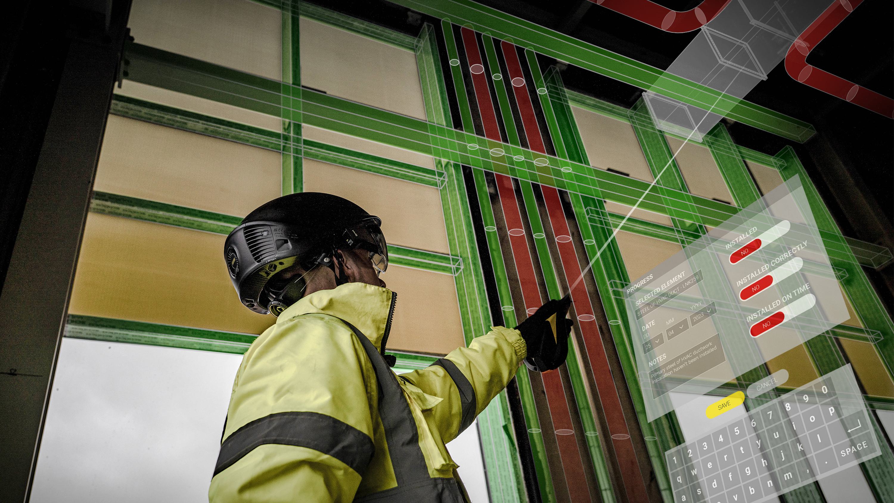 Progress tracking - ducting not installed - project controls