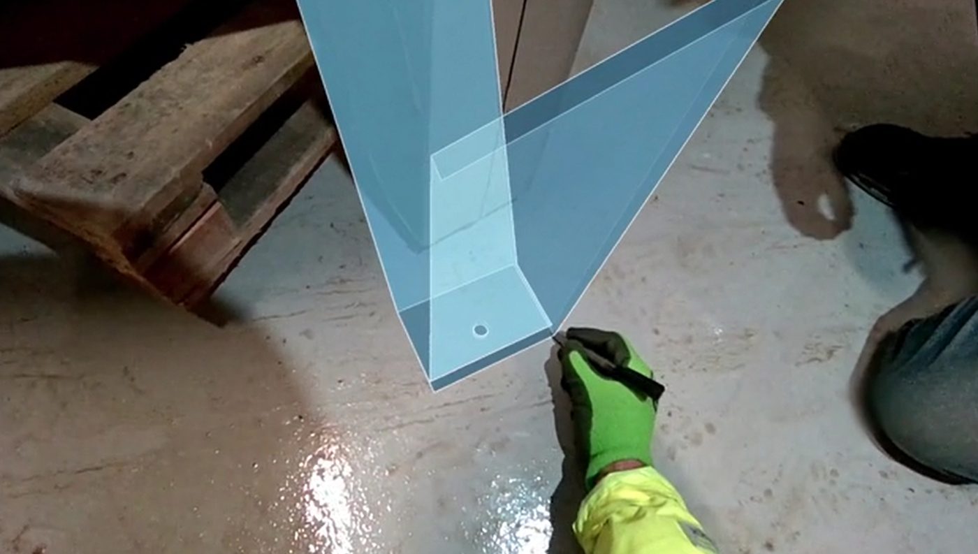 Lay out, set out and install construction works from… | XYZ Reality