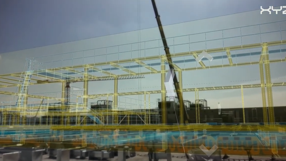 Hyperscale data center construction with augmented… | XYZ Reality