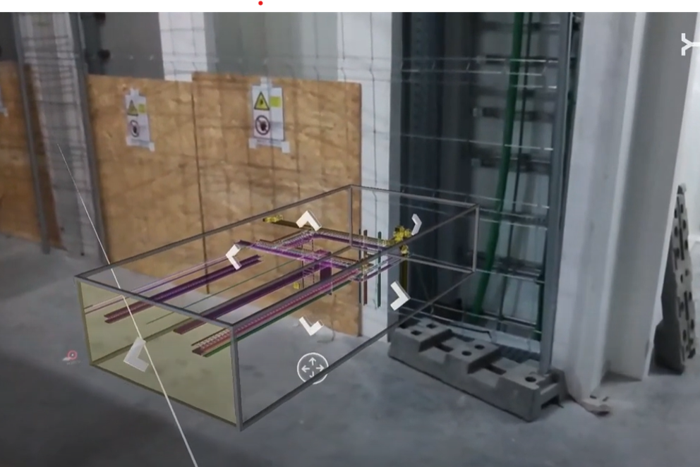 Sectioning the ar model to 1 20 scale for inspection
