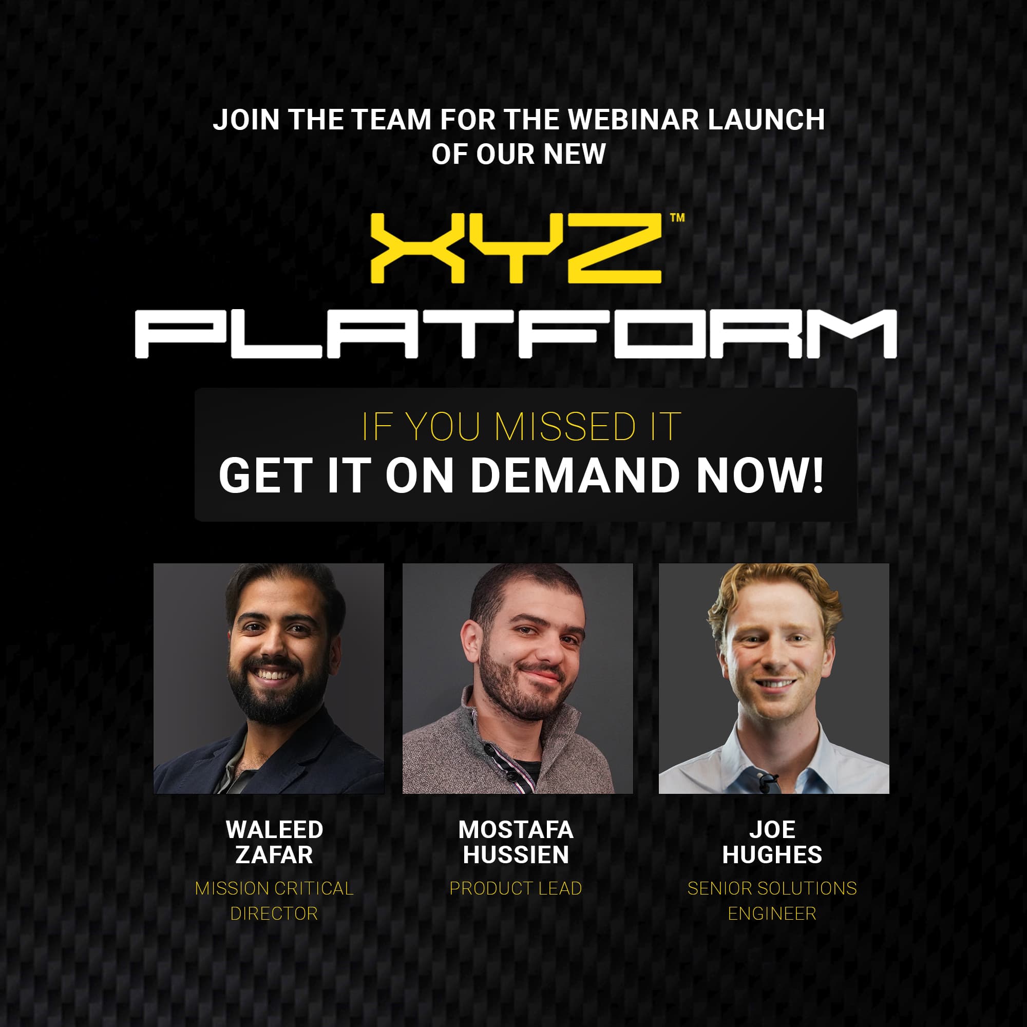 Platform release webinar on demand